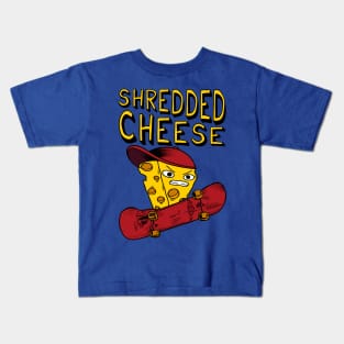 Shredded Cheese - Meme, Skateboard, Punk Kids T-Shirt